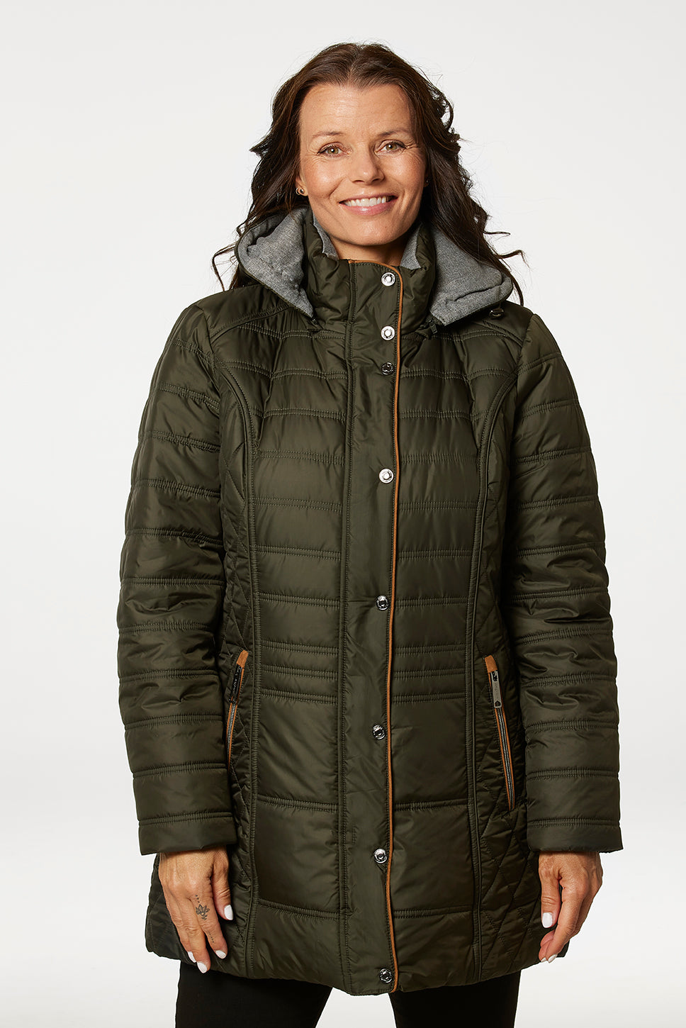 Windfield / Danwear Carly without Fur Recycled 14 Army